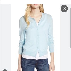J. Crew size S featherweight cashmere cardigan